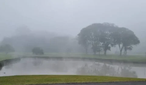 Manhã gelada e nevoeiro marcam a quarta-feira em Curitiba