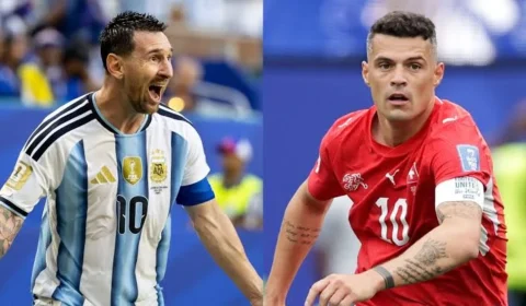 Argentina x Suíça: duelo decisivo coloca Messi diante de uma Suíça que sonha com a semifinal do Mundial
