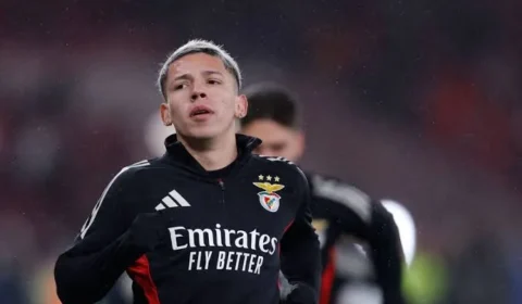 Prestianni reage a vaias da torcida do Flamengo em Portugal