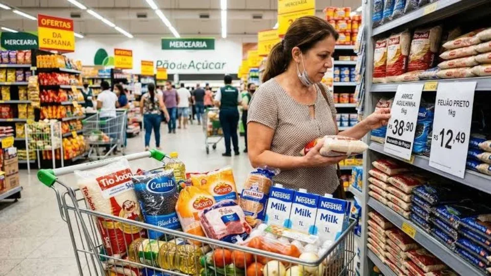 Preço da cesta básica dispara em São Paulo e pesa ainda mais no bolso das famílias; veja os produtos que mais aumentaram