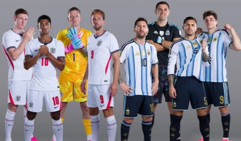 Argentina x Inglaterra decide vaga na final do Mundial