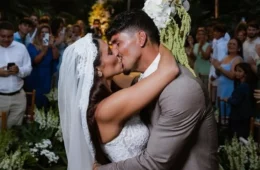 Isabella Arantes antes e depois do casamento com Gabriel Medina