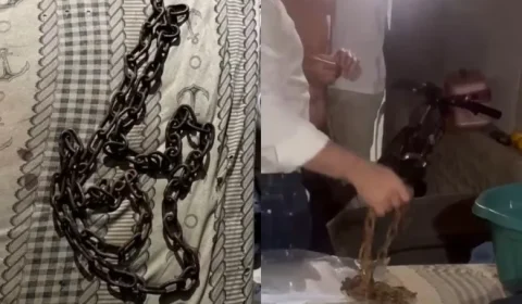 Adolescente é encontrado acorrentado em imóvel. Cenário de violência chocou até a polícia