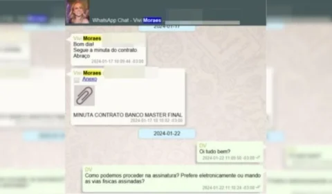 WhatsApp revela contrato de R$ 131 milhões com Vorcaro