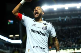Neymar marca 2, salva Santos e aumenta pressão no Brasileirão