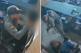 Imagens fortes: Vídeo mostra PM agredindo adolescente e fazendo ameaça de morte em Goiás