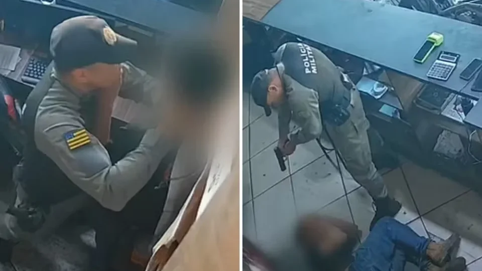 Imagens fortes: Vídeo mostra PM agredindo adolescente e fazendo ameaça de morte em Goiás