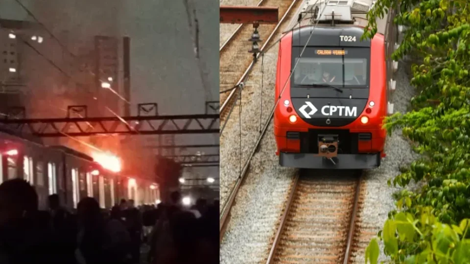 Greve na CPTM pode afetar passageiros após incêndio em trem; sindicato dá ultimato ao governo de SP