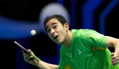 Hugo Calderano sobe no ranking com título em casa no WTT