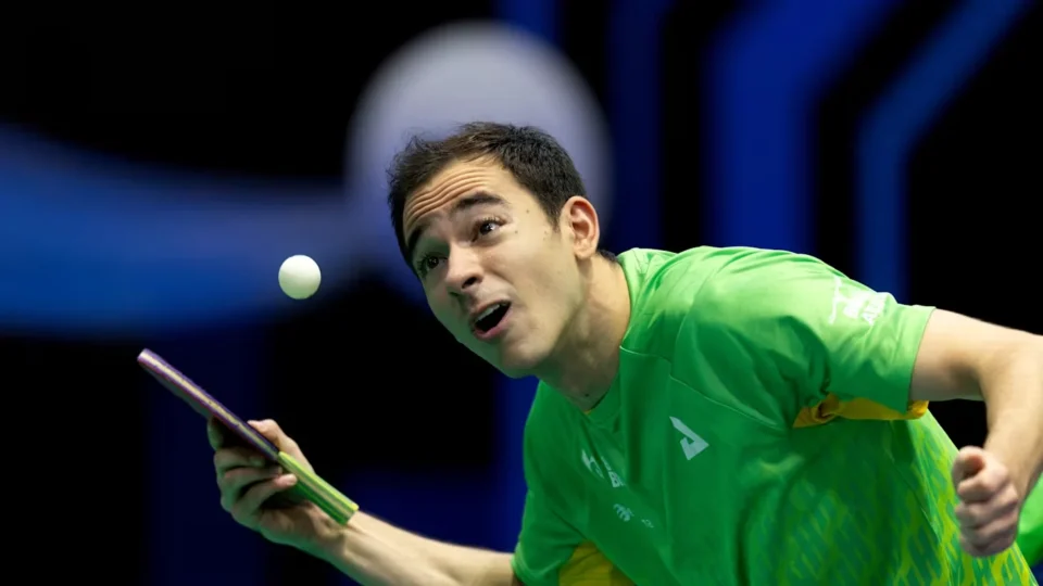 Hugo Calderano sobe no ranking com título em casa no WTT