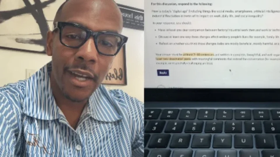 Professor esconde comando em prova, flagra uso de IA e reprova 32 alunos