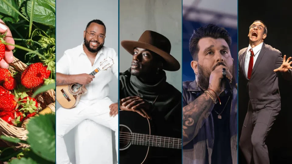 Campinas: Festa do Morango, Dudu Nobre, Jota Pê e atrações gratuitas movimentam o fim de semana
