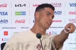 Cristiano Ronaldo cria climão com jornalista brasileiro em coletiva