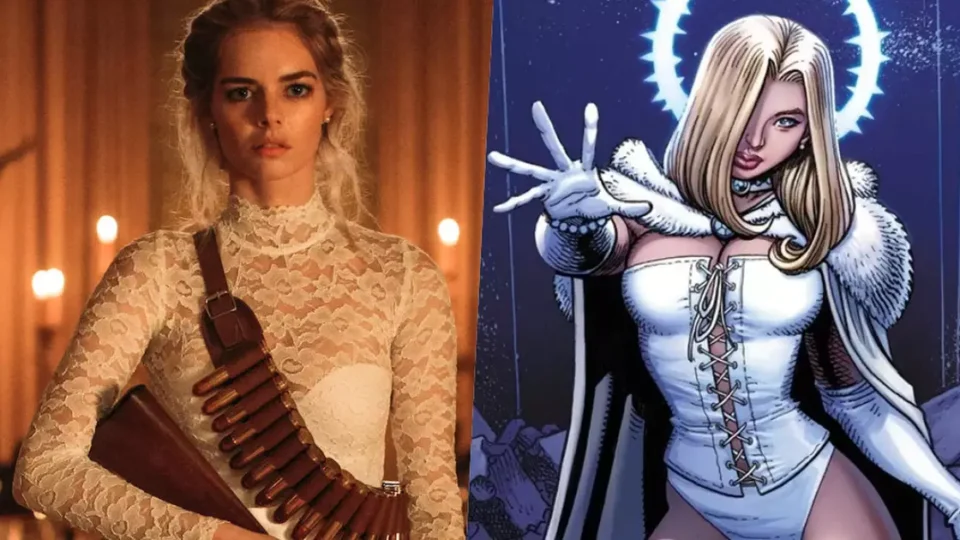 Samara Weaving assume Emma Frost no MCU e desafia Margot Robbie