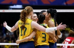 Brasil fecha 1ª fase em 3º na Liga das Nações feminina