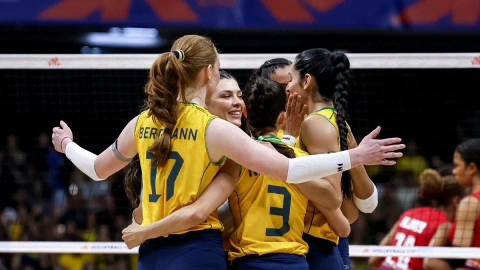 Brasil fecha 1ª fase em 3º na Liga das Nações feminina