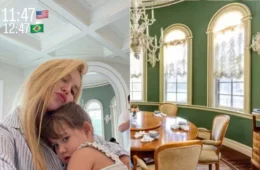 Virginia aparece em castelo alugado por Vini Jr. durante torneio mundial e alimenta rumores sobre o casal