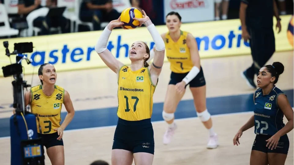 Brasil encara Alemanha para manter invencibilidade na VNL
