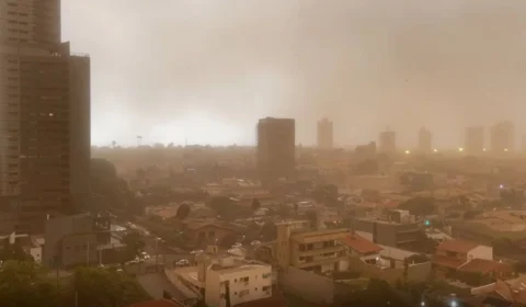 Vendaval de até 100 km/h coloca Campo Grande em alerta; veja o que pode acontecer