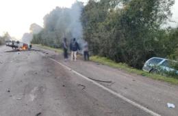 Capotamento na BR-290 deixa morto e dois feridos no RS