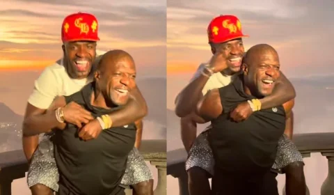 Terry Crews irmãos se encontram com Vini Jr no Cristo Redentor em 2026