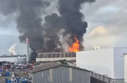 Incêndio atinge prédio do arquivo do Tribunal de Justiça do Espírito Santo