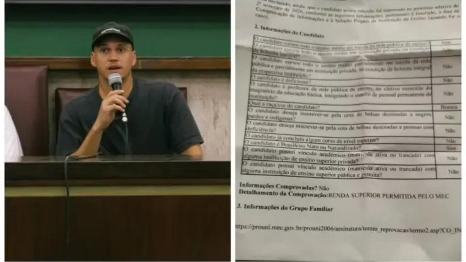 Estudante perde bolsa integral do Prouni após movimentações com apostas entrarem na análise de renda
