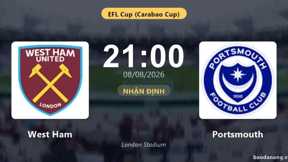 Portsmouth FC x West Ham United FC: quem avança na Copa da Liga?