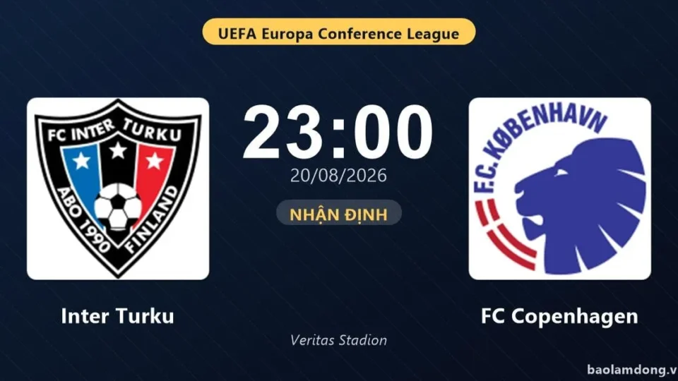 Imagem ilustrativa sobre Inter Turku x FC Copenhagen: veja prováveis escalações e prognóstico do duelo europeu