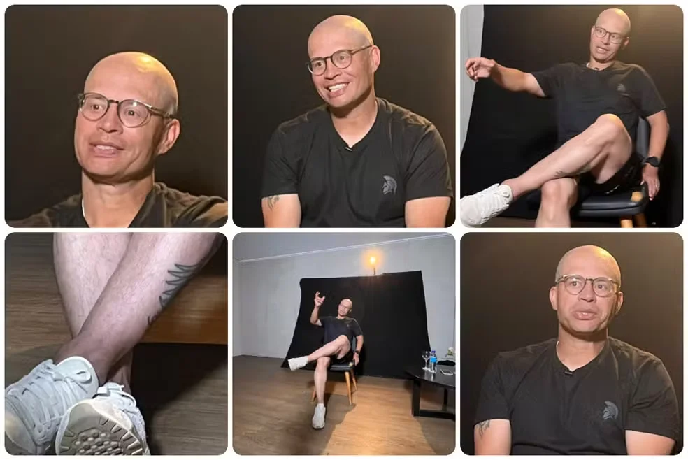Alex em entrevista ao Abre Aspas há duas semanas — Foto: Raphael Zarko