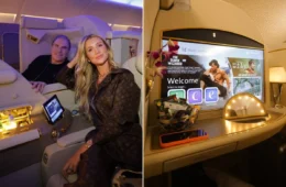 Ana Paula Siebert Justus revela luxo raro em voo para China