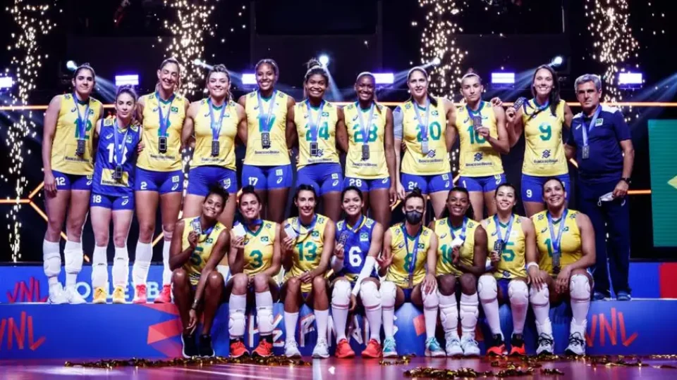 VÔLEI: “Amarelonas”, seleção brasileira fala sobre vice na VNL e transição