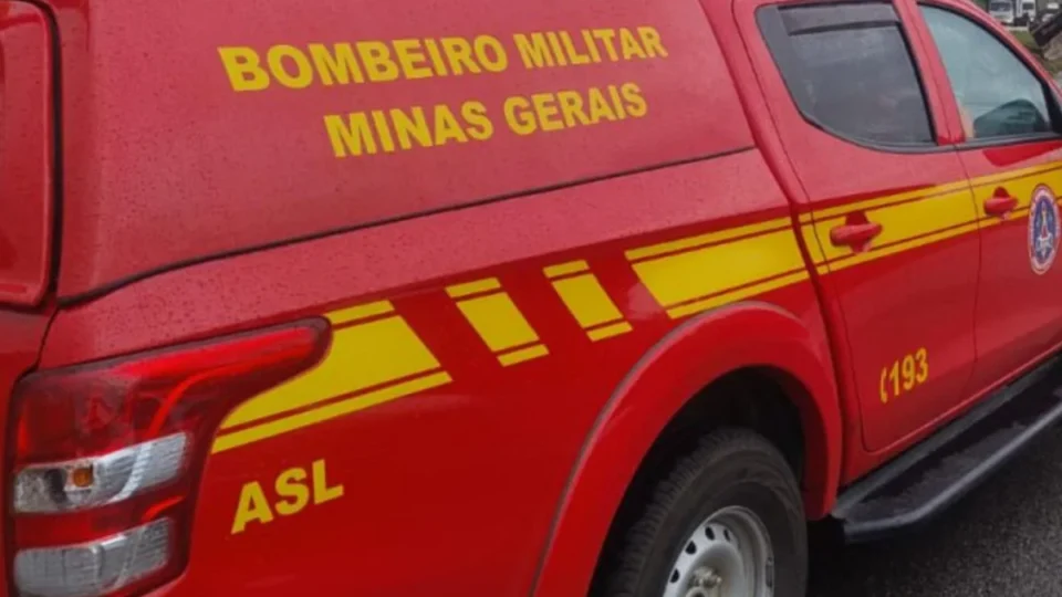 Bombeiros combatem incêndio em área de mata na região Nordeste de BH