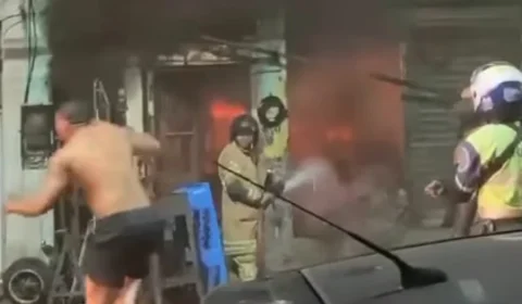 Incêndio em imóvel deixa dois mortos e 10 feridos em São Cristóvão, no Rio