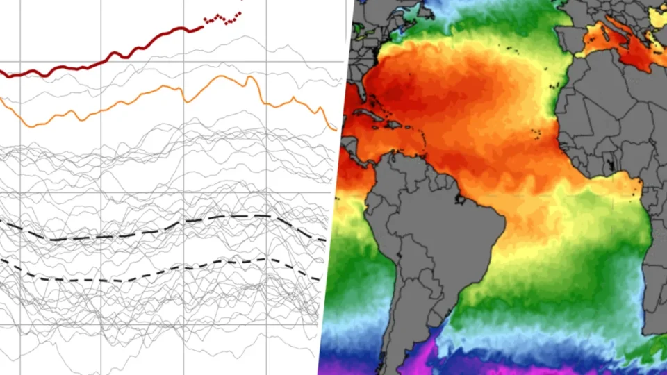 Temperatura do Oceano Atlântico hoje bate recorde e alerta global
