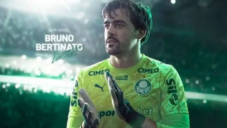 Palmeiras contrata Bruno Bertinato para reforçar elenco após saída de Kaique