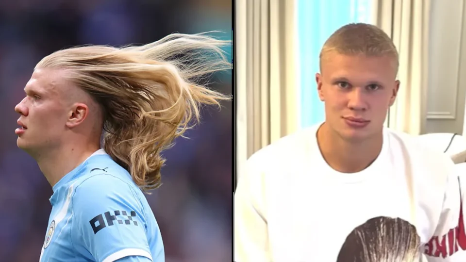 Haaland abandona cabelo longo antes da estreia na Premier League