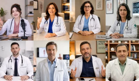 Eles parecem médicos de verdade, mas não existem: IA vira ferramenta para espalhar falsas dicas de saúde
