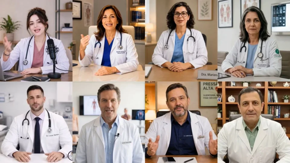Eles parecem médicos de verdade, mas não existem: IA vira ferramenta para espalhar falsas dicas de saúde
