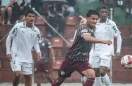 Palmeiras vence Fluminense 3×0 e segue líder no Brasileiro Sub-20