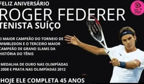 Roger Federer: aos 45, ícone segue dominando o tênis mundial