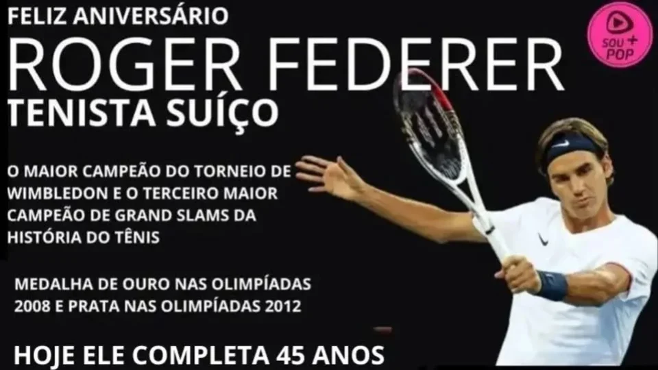 Roger Federer: aos 45, ícone segue dominando o tênis mundial