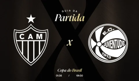 Onde assistir Juventude x Atlético-MG hoje na Copa do Brasil 20h