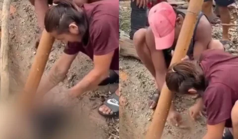 Ladrões são flagrados roubando brincos de ouro de mulher morta durante tragédia no Nepal