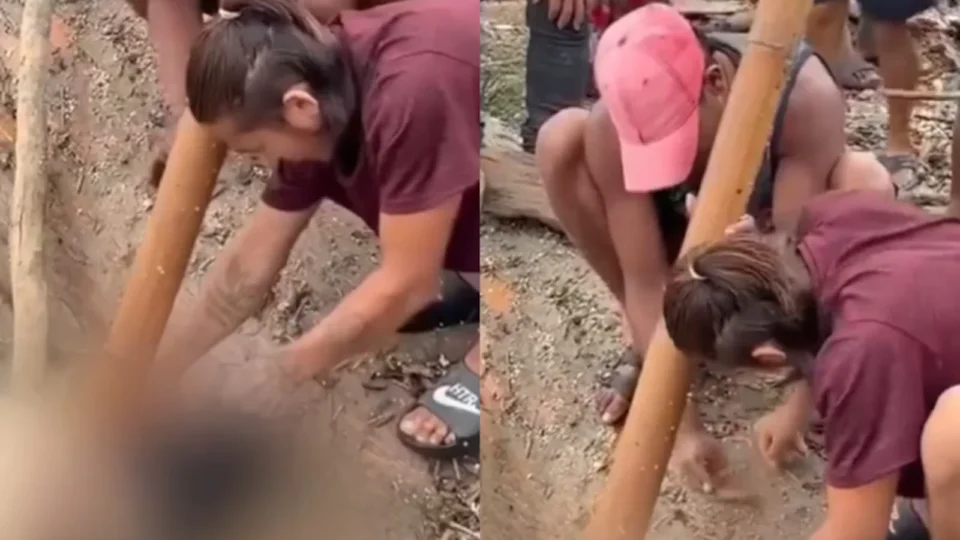 Ladrões são flagrados roubando brincos de ouro de mulher morta durante tragédia no Nepal