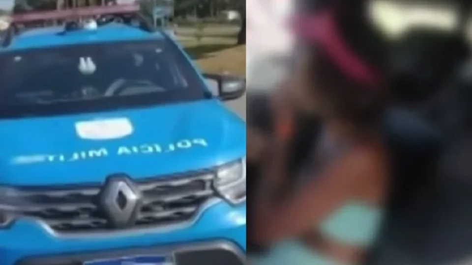 Mulher furta viatura da PM, foge para cidade vizinha e bate durante perseguição no RJ