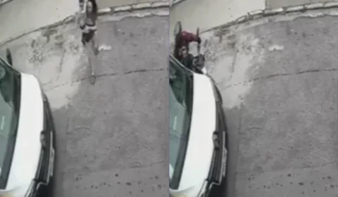 Homem armado aborda motorista de van escolar enquanto mãe colocava filho no veículo em SP