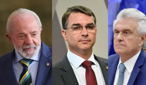 Pesquisa BTG/Nexus aponta empate entre Lula, Flávio Bolsonaro e Caiado no 2º turno