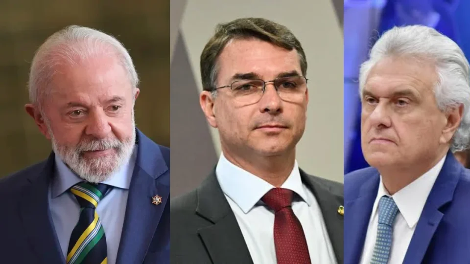 Pesquisa BTG/Nexus aponta empate entre Lula, Flávio Bolsonaro e Caiado no 2º turno