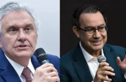 Caiado comemora pesquisa mesmo após ser ultrapassado por Cury